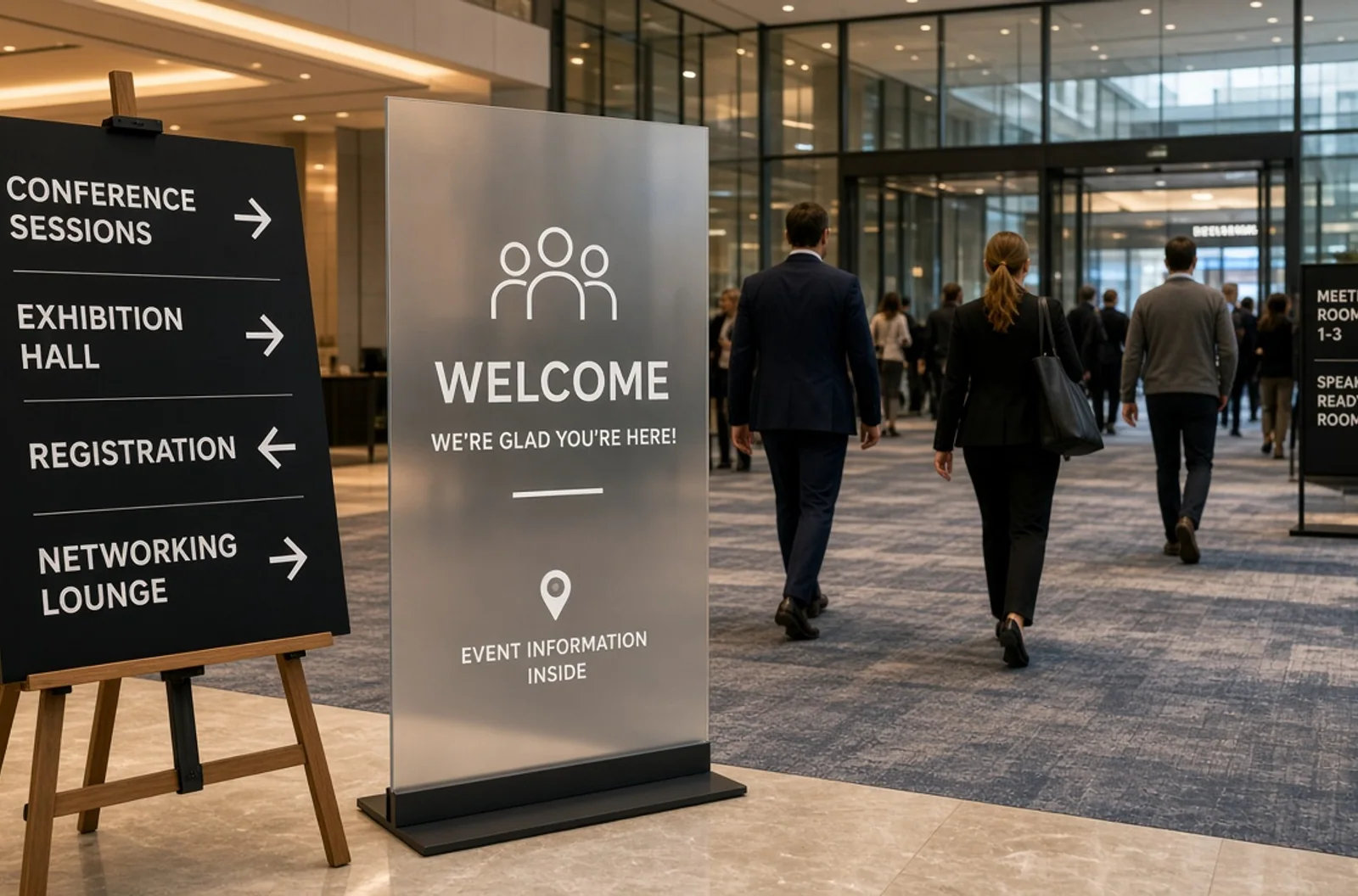Custom Event Signage Checklist from Entrance to Exit