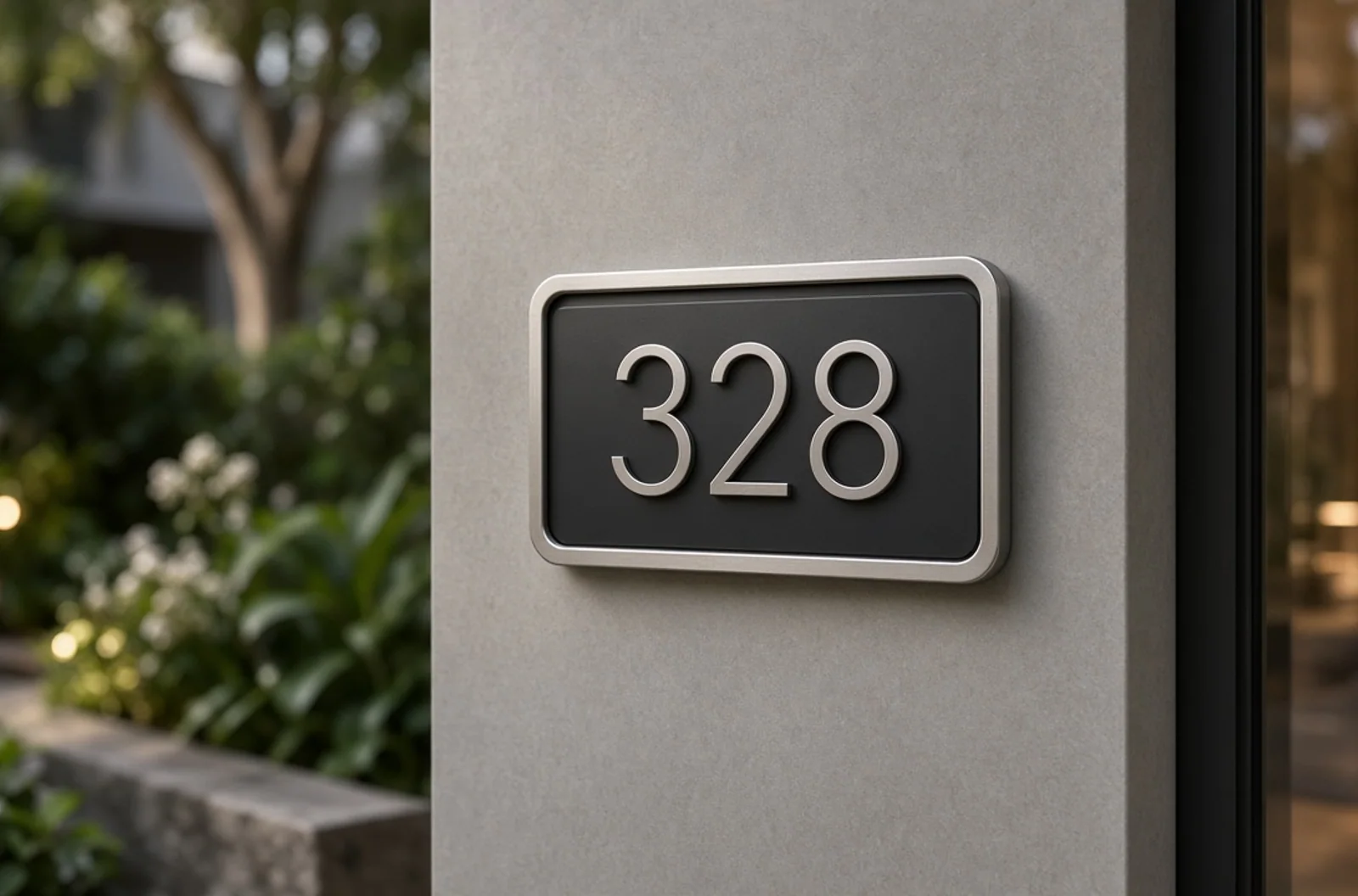 Laser-Engraved House Number Signs: Visibility Before Decoration