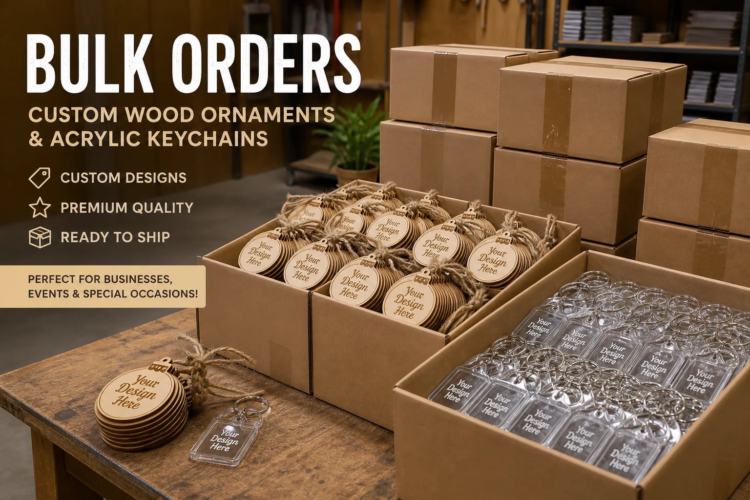 Discount up to 35% for bulk custom orders