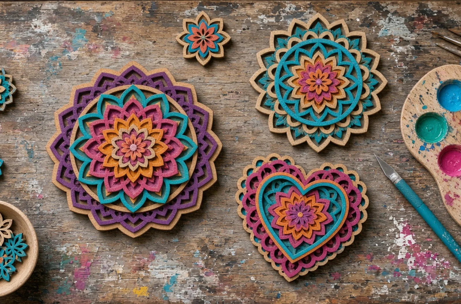 Laser-Cut Handicraft Projects: Layering Traditional Ideas with Precision
