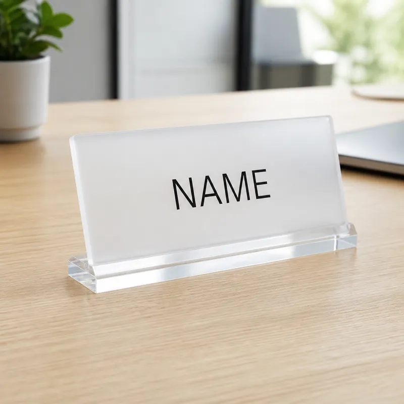 Acrylic Name Plaque