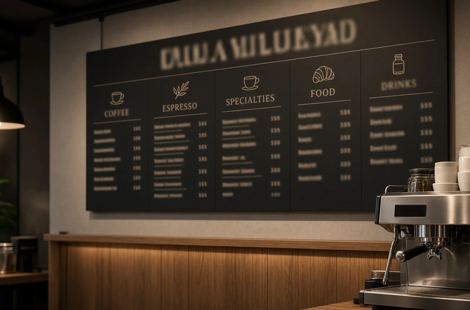 Laser-Cut and Printed Restaurant Menu Signs That Stay Readable