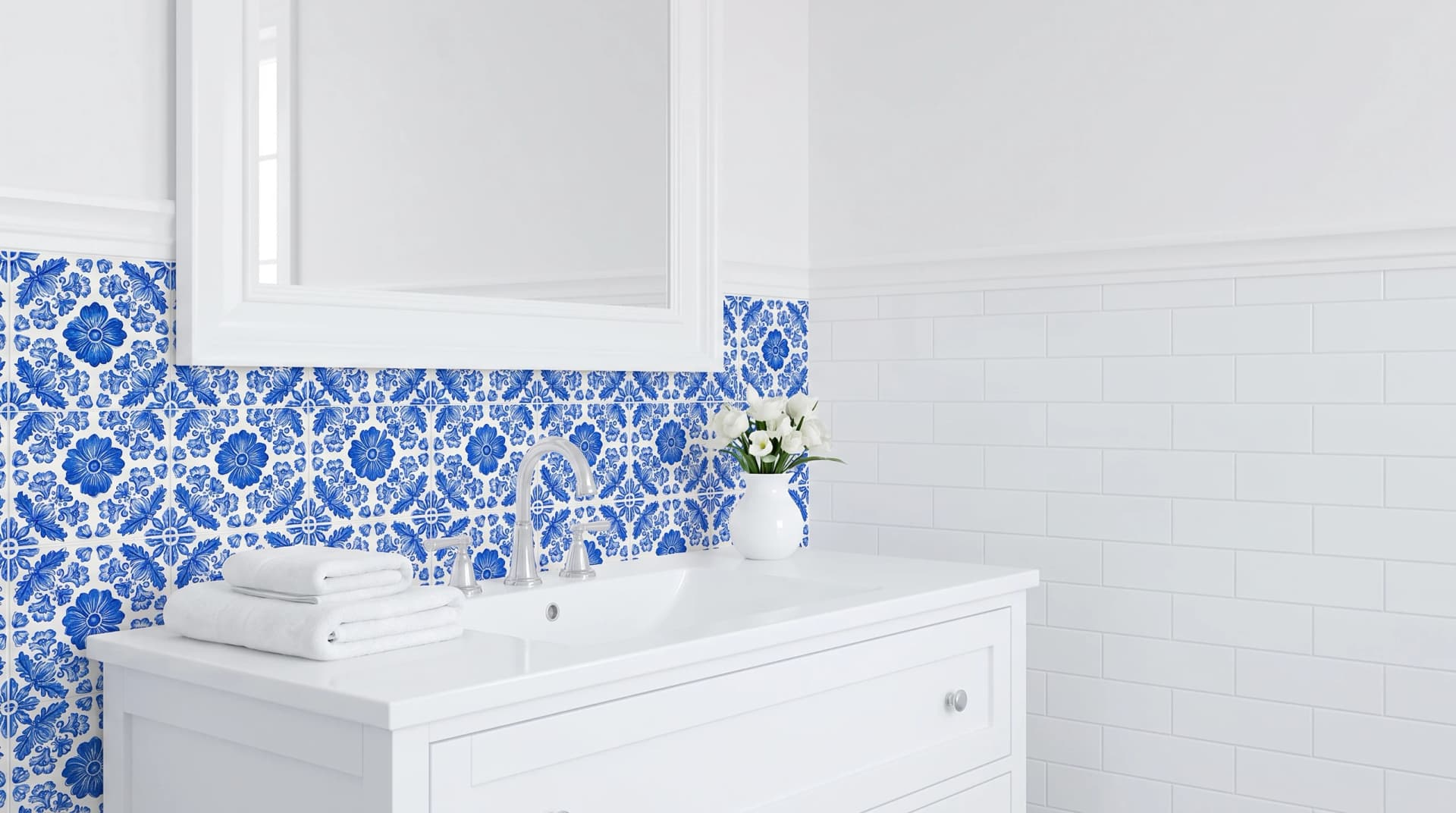 Custom tile printing for kitchen and bathroom décor