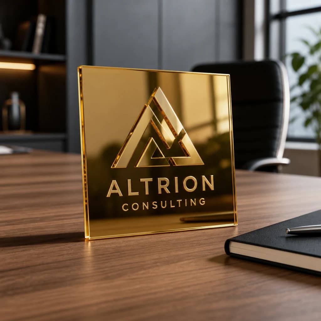 Business Logo Plaque