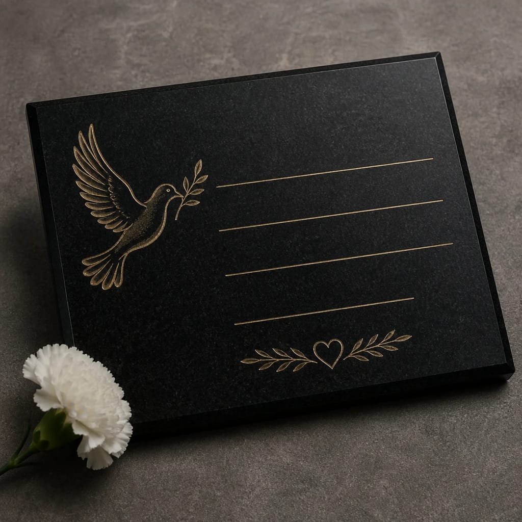 Memorial Engraving Plaque photo 1