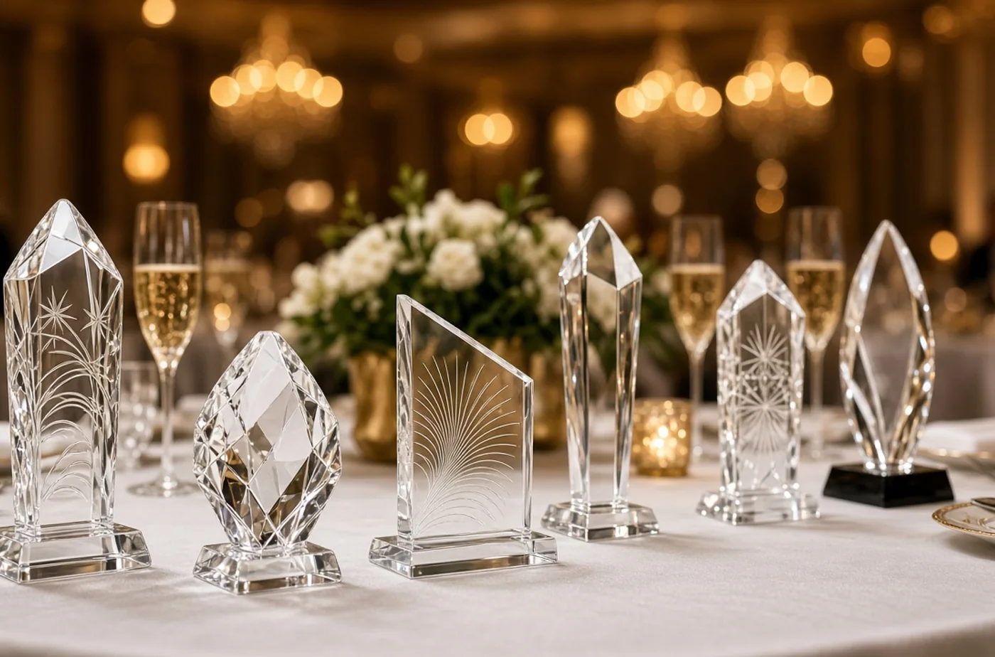 Finished custom product inspiration for custom corporate awards and recognition
