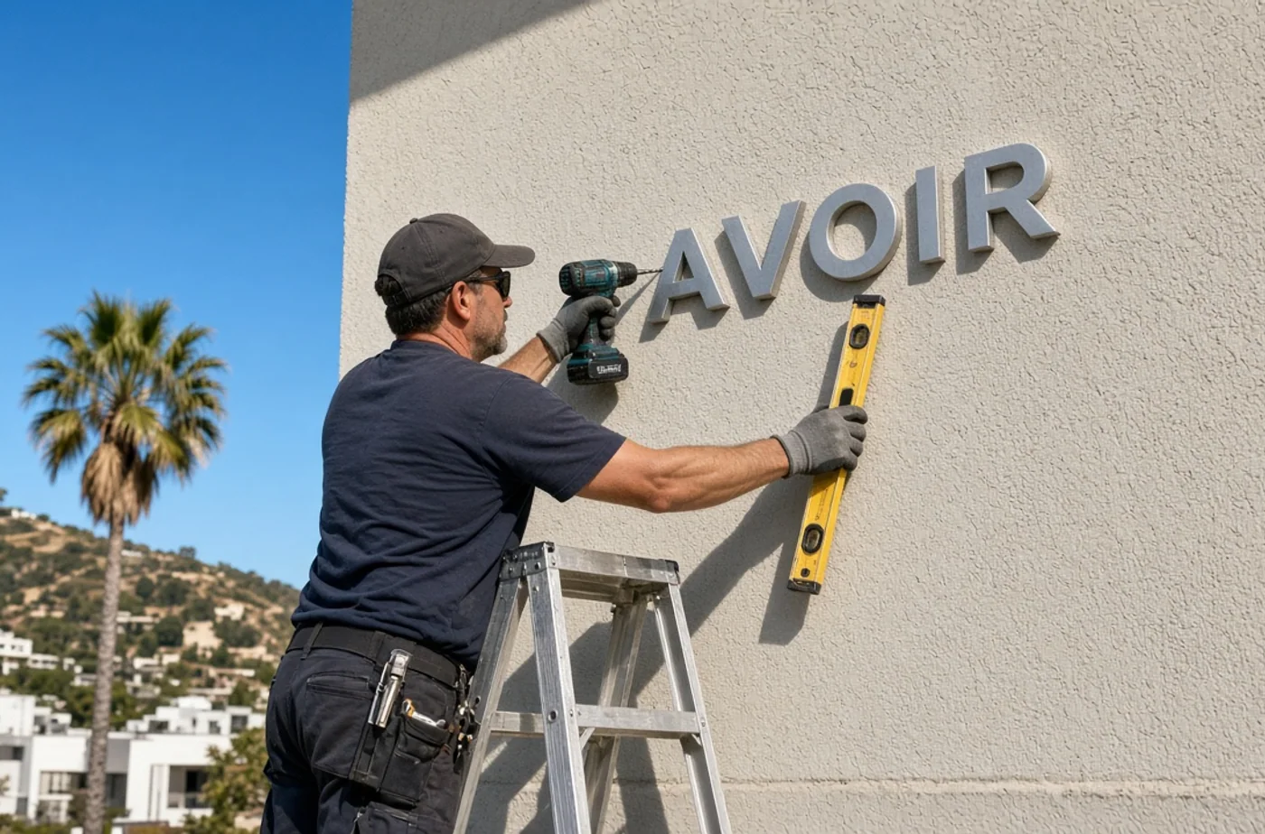 Custom Business Signage in Orange County: A Planning Guide example and material inspiration