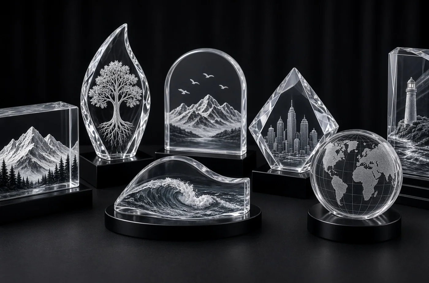 Finished custom product inspiration for laser equipment market categories