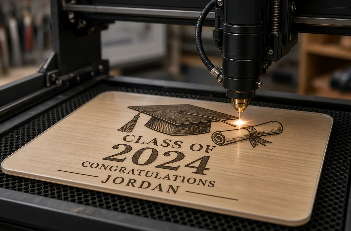 Laser-Engraved Graduation Gifts for Meaningful Next Steps example and material inspiration