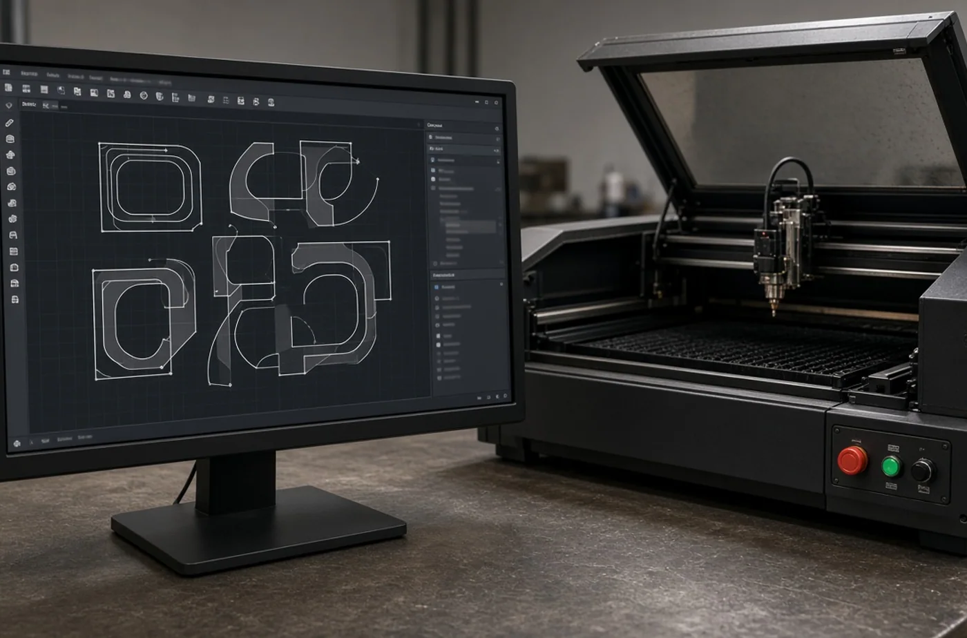 How to Prepare Design Files for Precision Laser Cutting example and material inspiration
