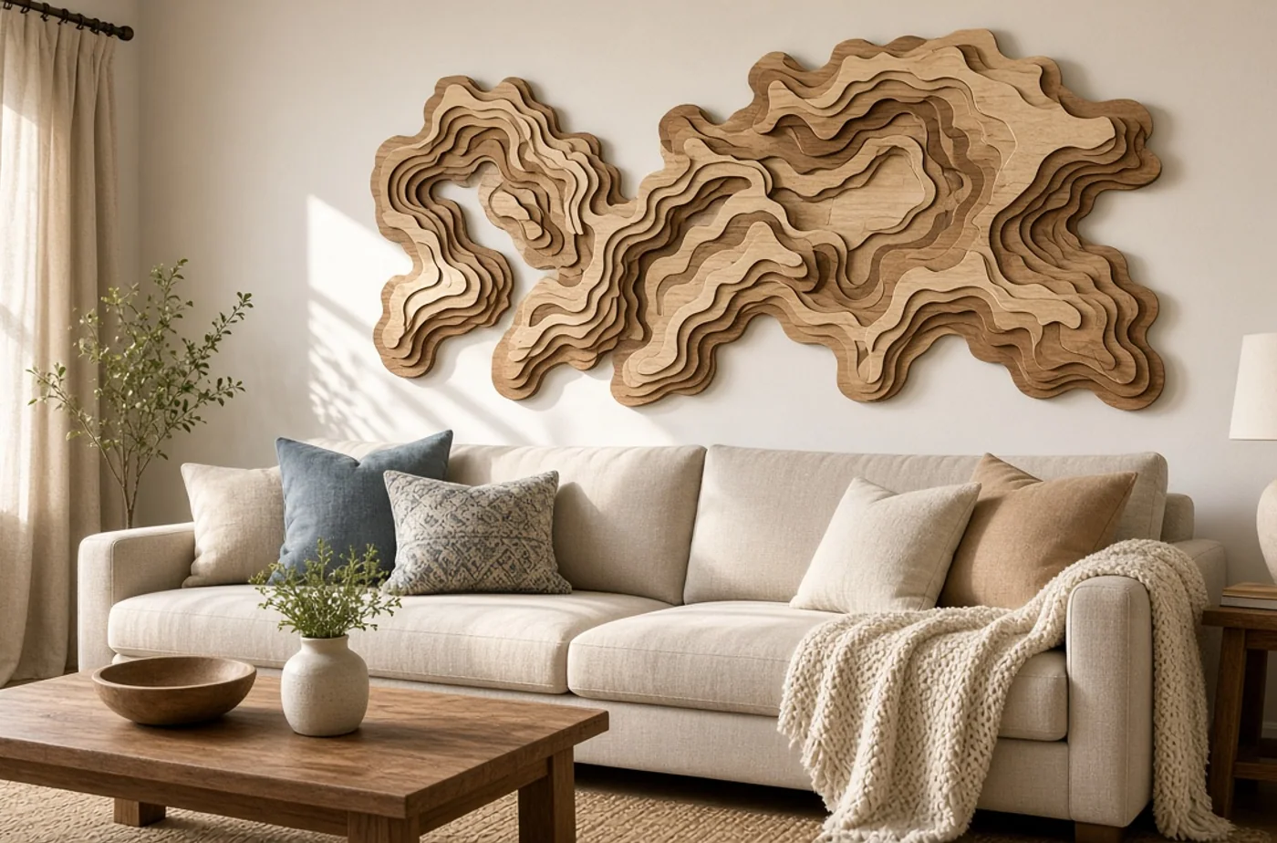 Finished custom product inspiration for laser-engraved Orange County map art