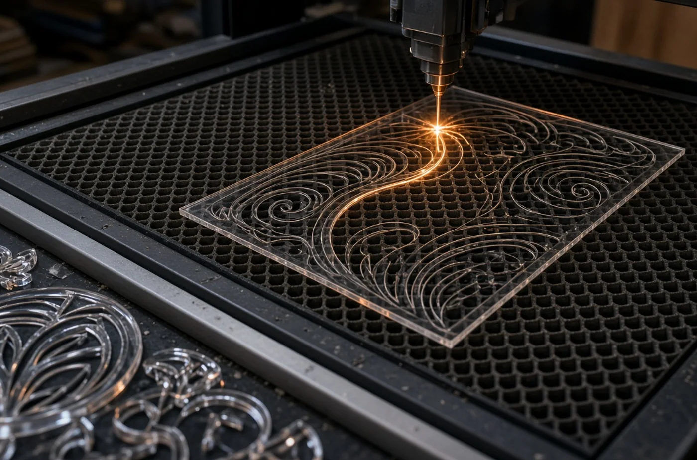 Custom fabrication detail related to 2024 laser industry innovation