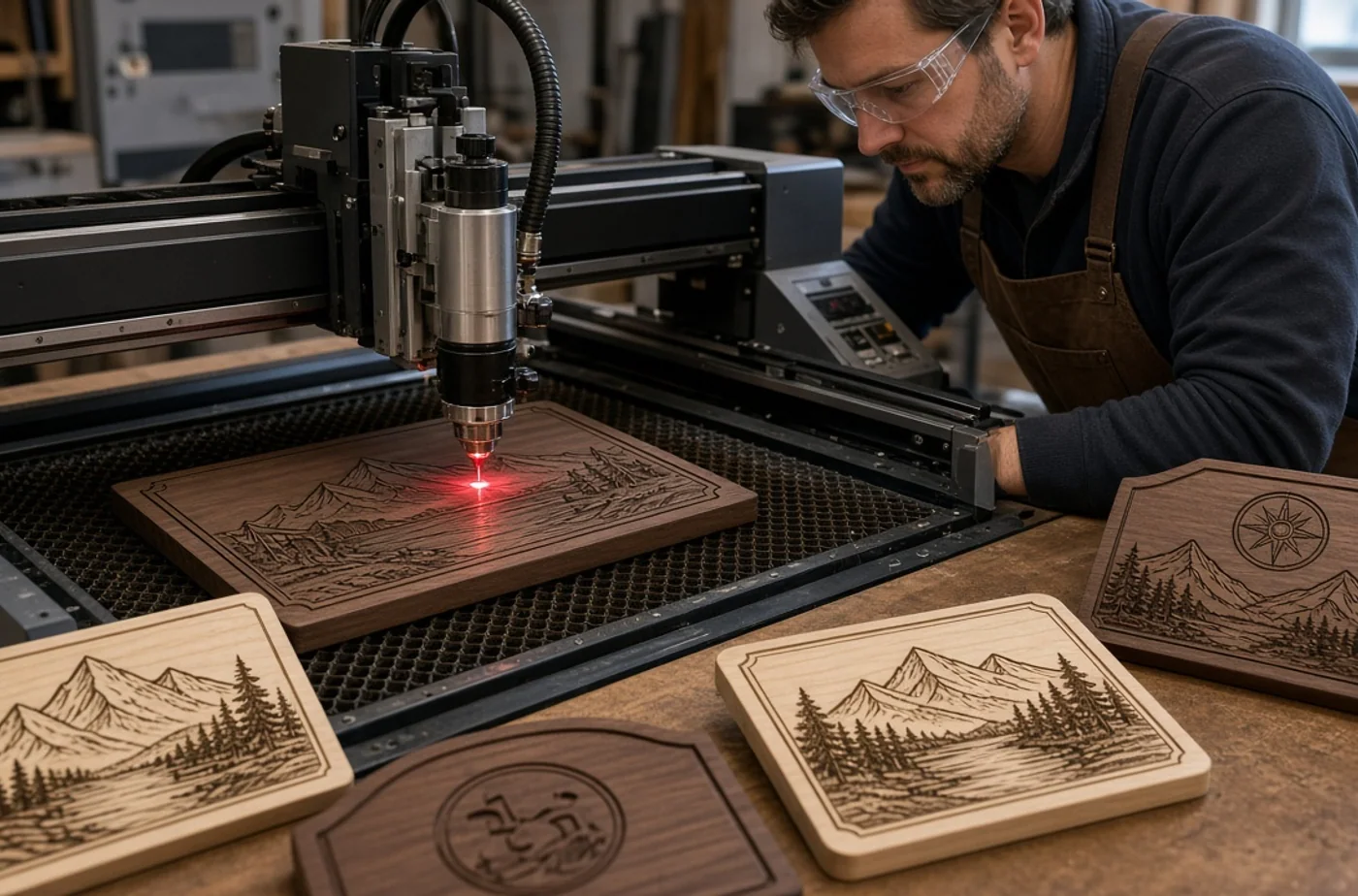 How to Order Custom Laser Services in Orange County example and material inspiration