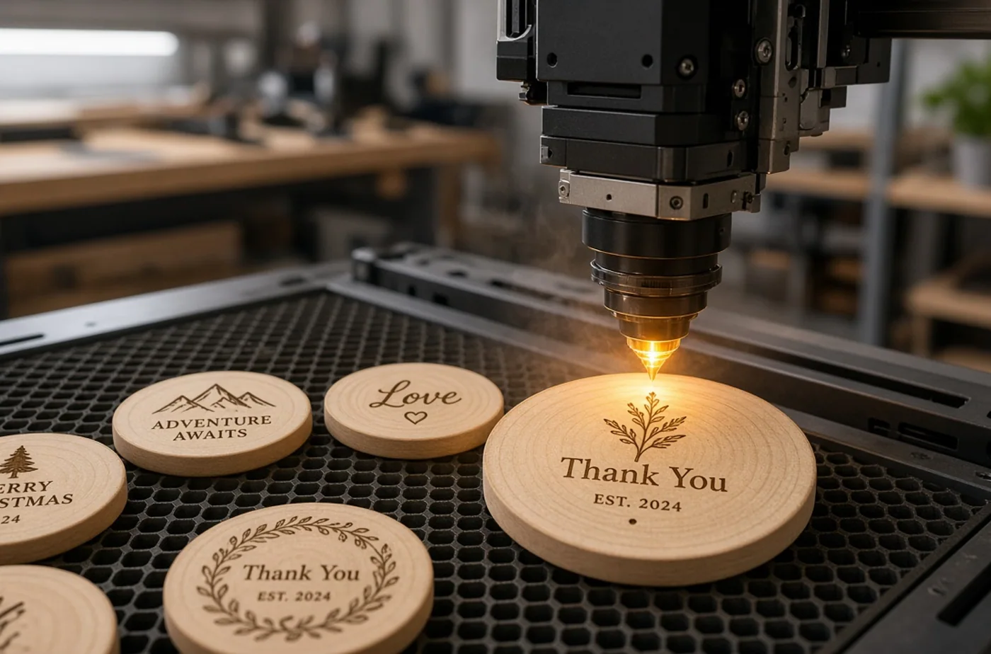 Personalized Laser-Engraved Wedding Favors Guests Will Use example and material inspiration