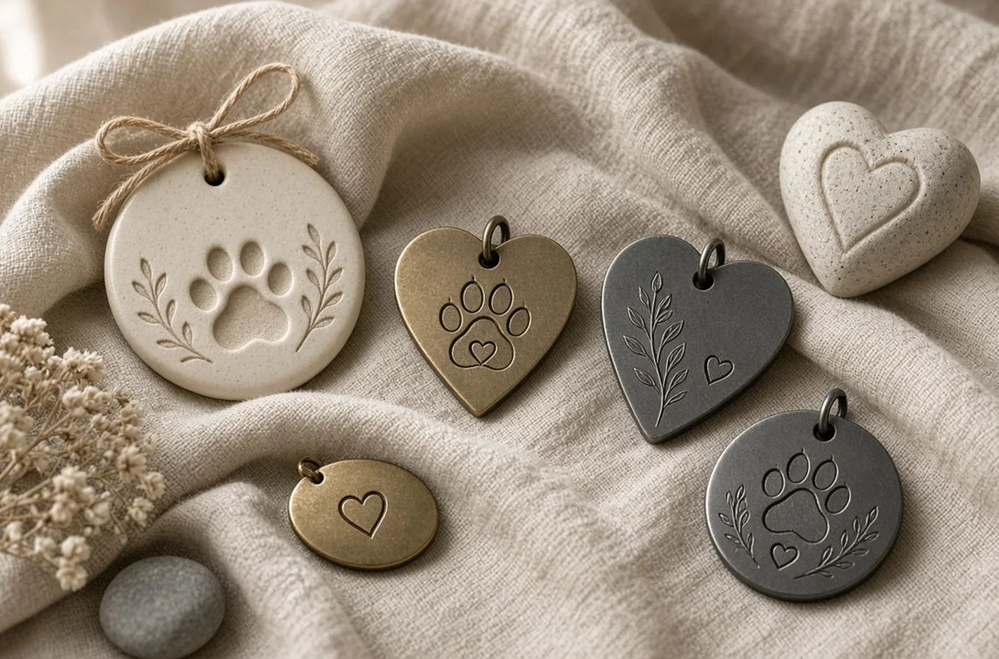 Custom fabrication detail related to pet memorial laser engraving