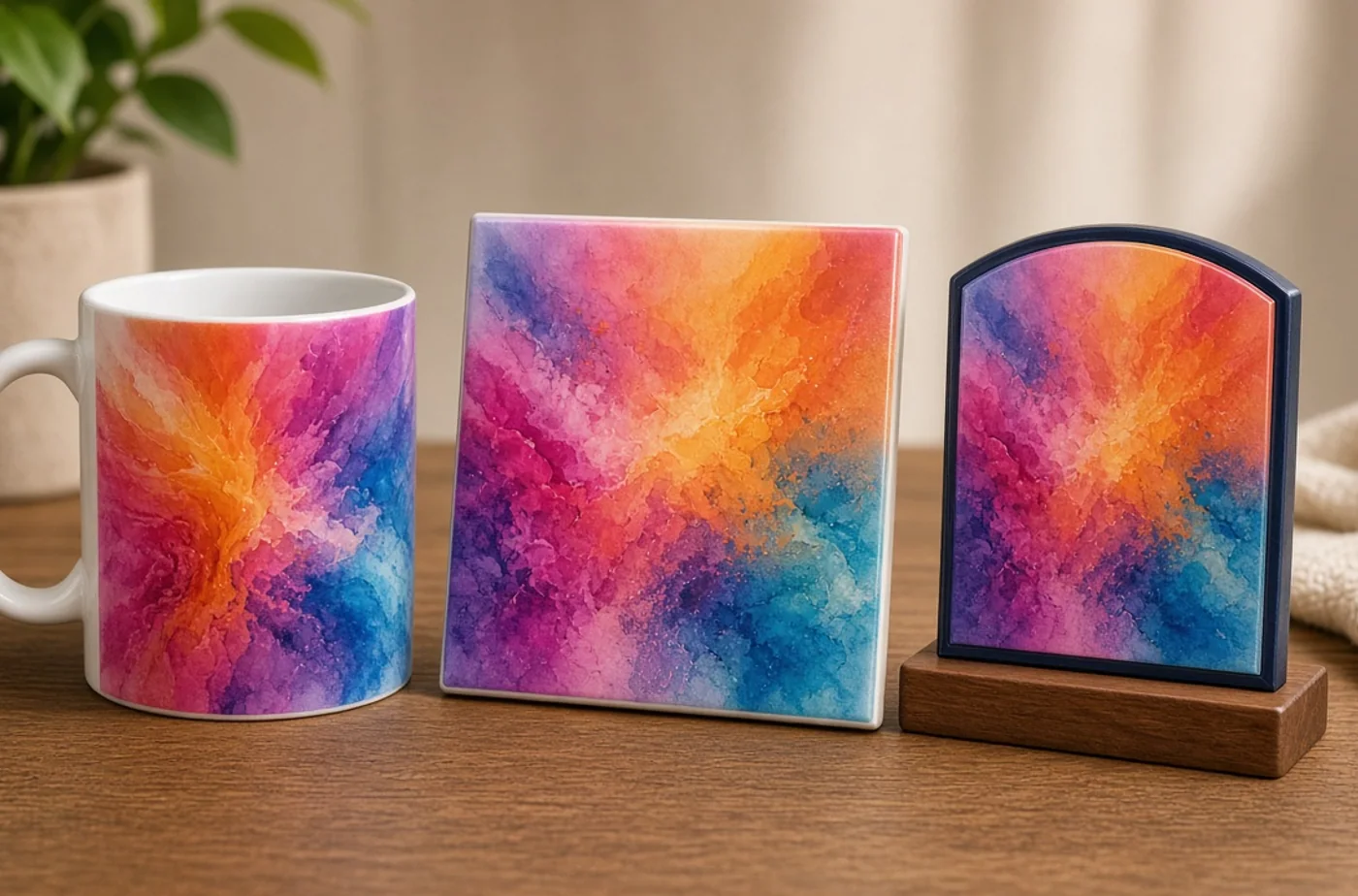 Finished custom product inspiration for dye-sublimation printing