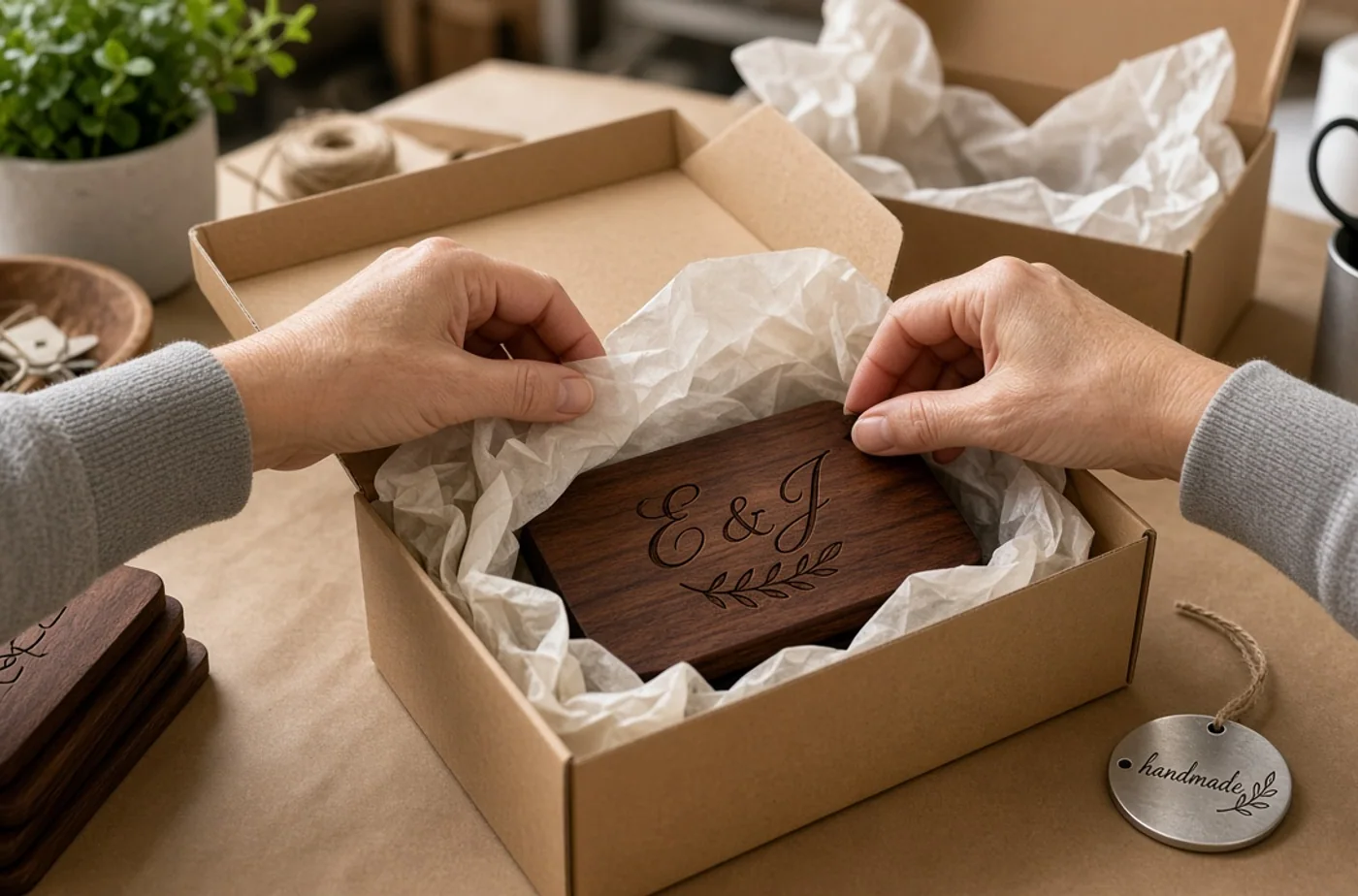 Custom fabrication detail related to USA-made personalized products